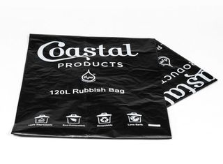 120L Oxo-Degradable Rubbish Bag - Coastal