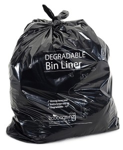 240L LD wheelie bin liner Degradable - EcoPack