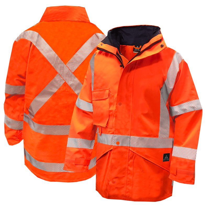 Torrential Rain Jacket, Orange-Size 3Xl
