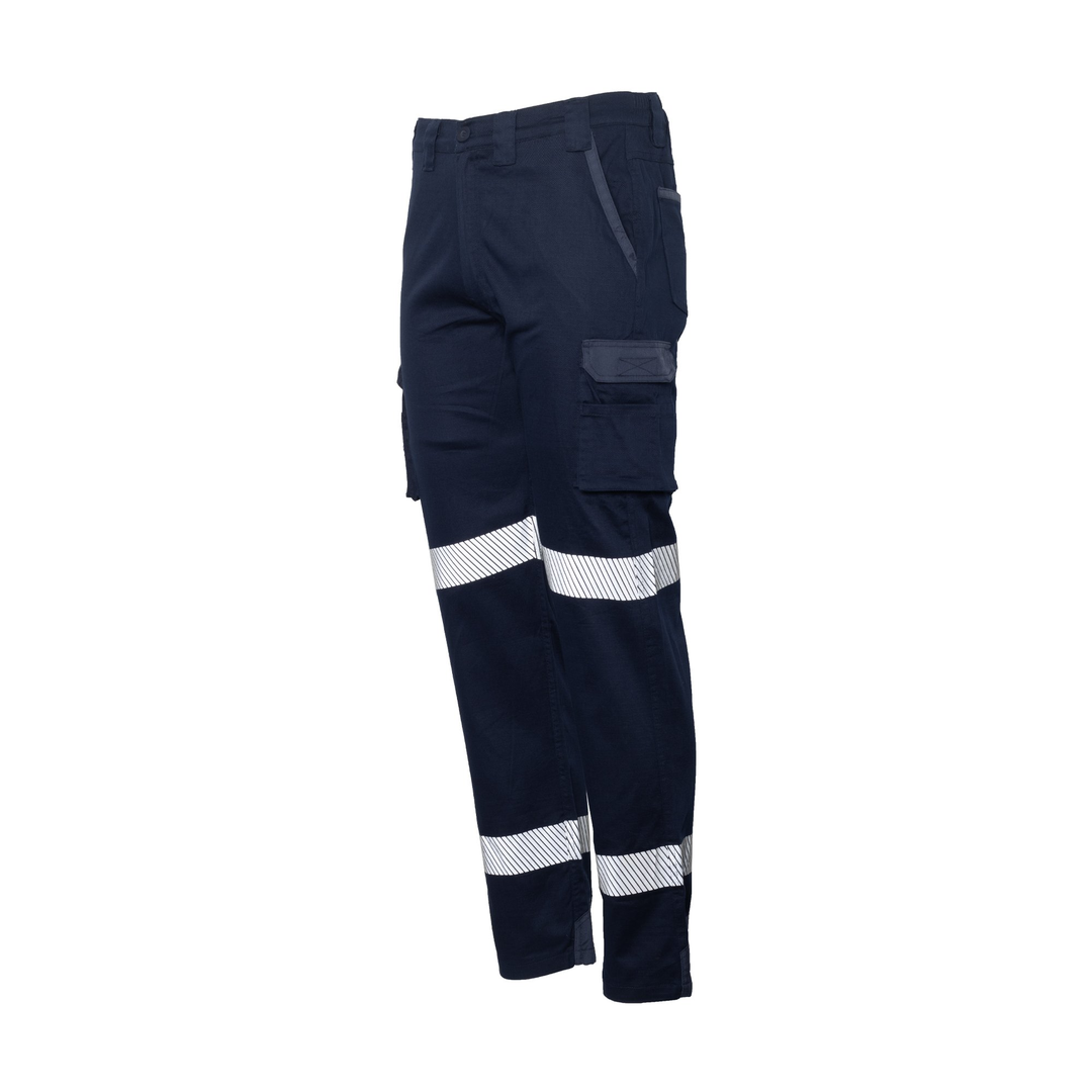 220Gsm Light Cargo Trousers, Ripstop, Navy With Ta-Size 112