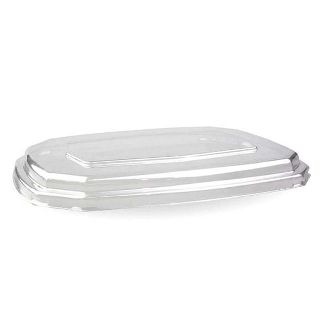 600 and 950ml Octa Base PET Lid, Clear - BioPak