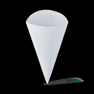 Large Food Cone, White - Detpak